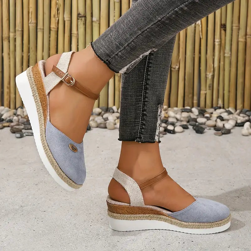 Alfonsa | Ortopediska Sandaler med Platå, Ventilerande och Avslappnade