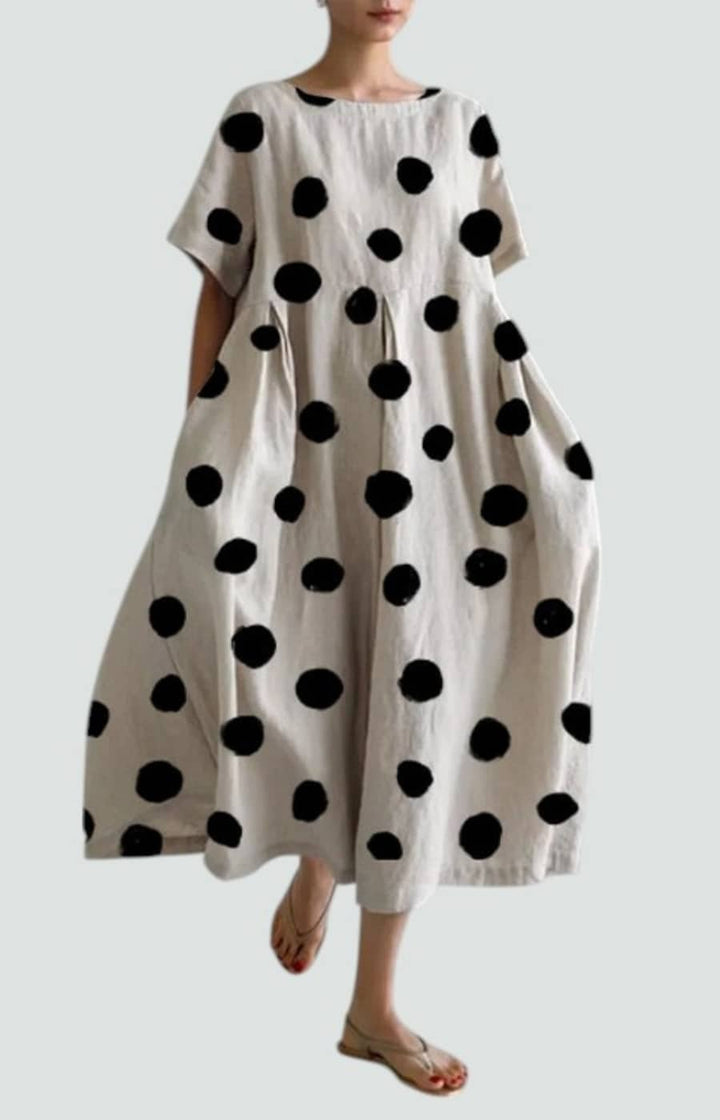 VALENTINA | VESTIDO FLORAL CON ELEGANCIA RELAJADA