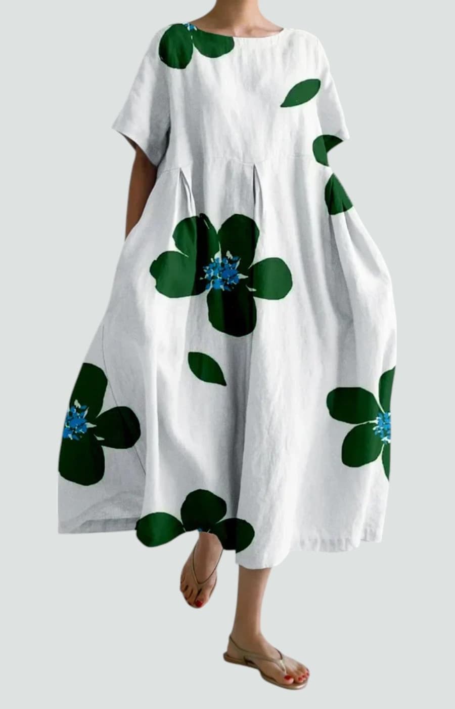 VALENTINA | VESTIDO FLORAL CON ELEGANCIA RELAJADA