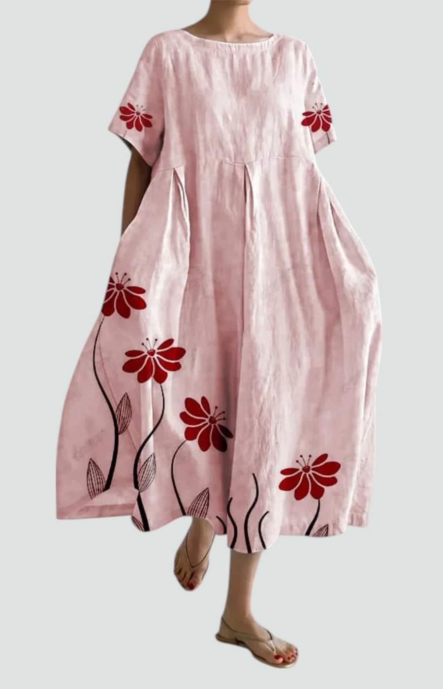 VALENTINA | VESTIDO FLORAL CON ELEGANCIA RELAJADA