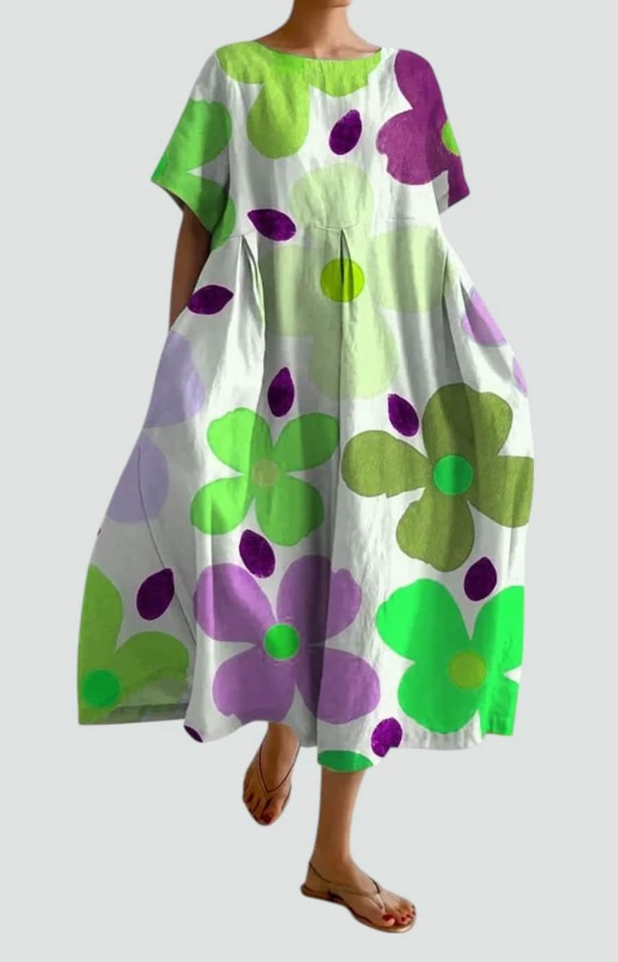 VALENTINA | VESTIDO FLORAL CON ELEGANCIA RELAJADA