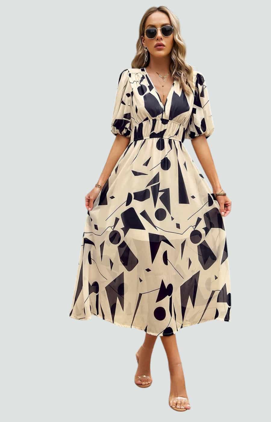 SOLEDAD | VESTIDO MOLDEADOR CON ESTAMPADO VIBRANTE