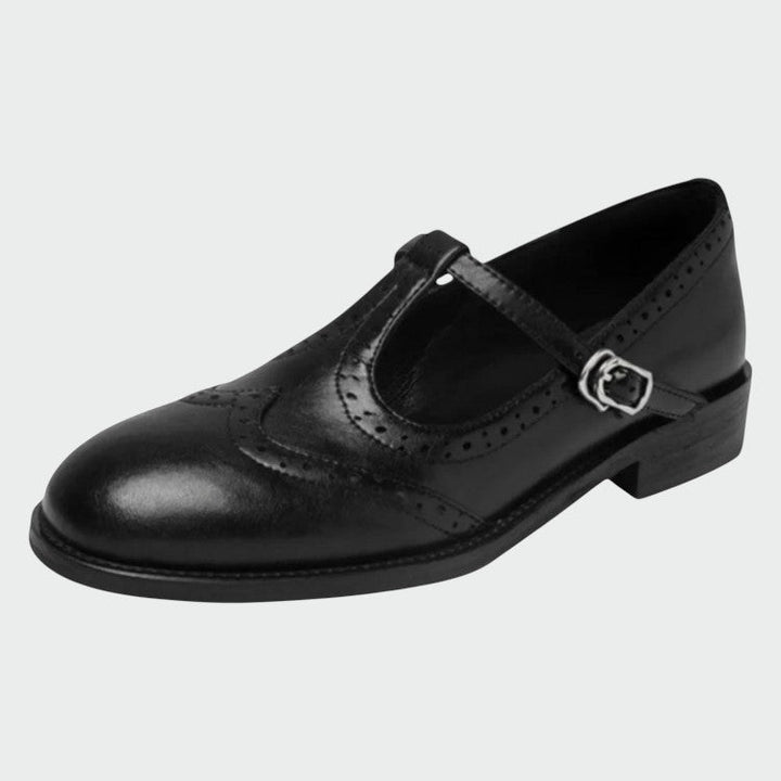 Janet | Elegant Leather Mary Jane Shoes