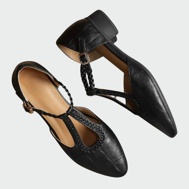 Madison | Pointed T-Bar Mary Jane Shoes