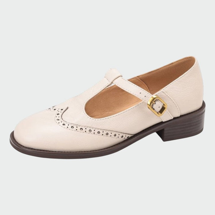 Janet | Elegant Leather Mary Jane Shoes