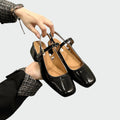 Angela | Square Tip Mary Jane Shoes