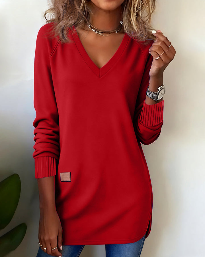 Patricia® | Fashionable Sweatshirt with V-Neck