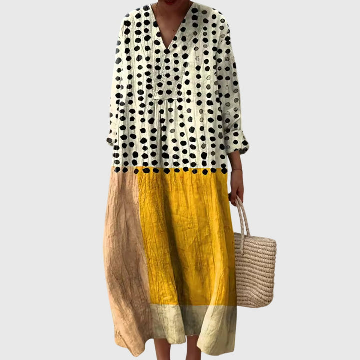 Sara™ | Geometric Print Dress