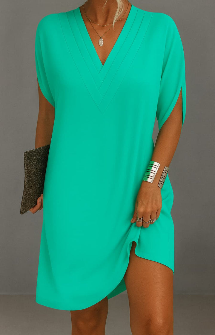 SOFÍA | VESTIDO RELAX CON ESCOTE ELEGANTE EN V