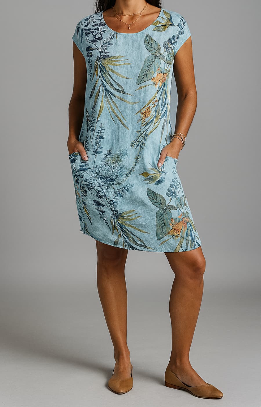 VALERIA | VESTIDO ENCANTO DE LIENZO