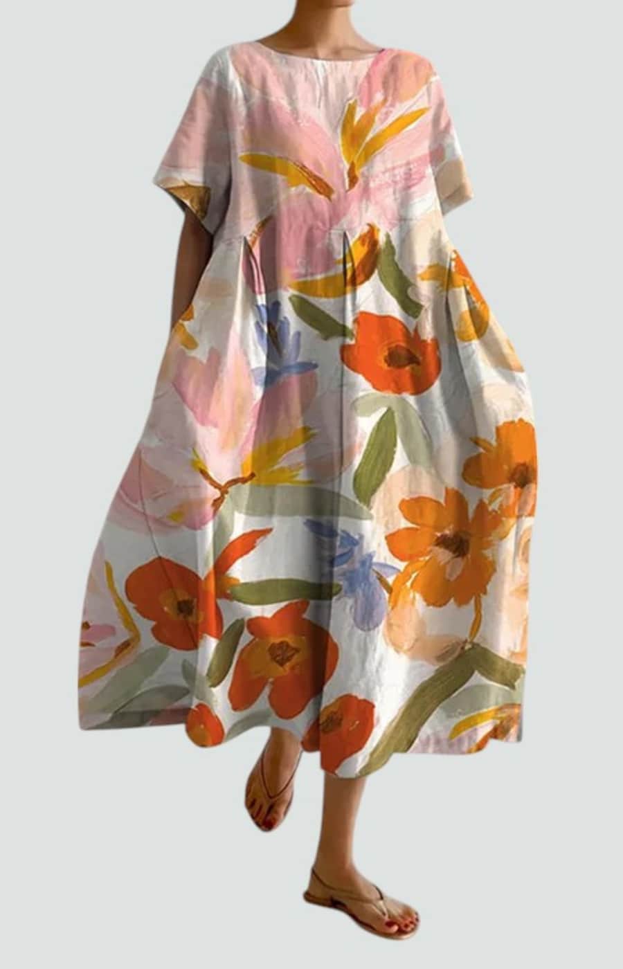 VALENTINA | VESTIDO FLORAL CON ELEGANCIA RELAJADA