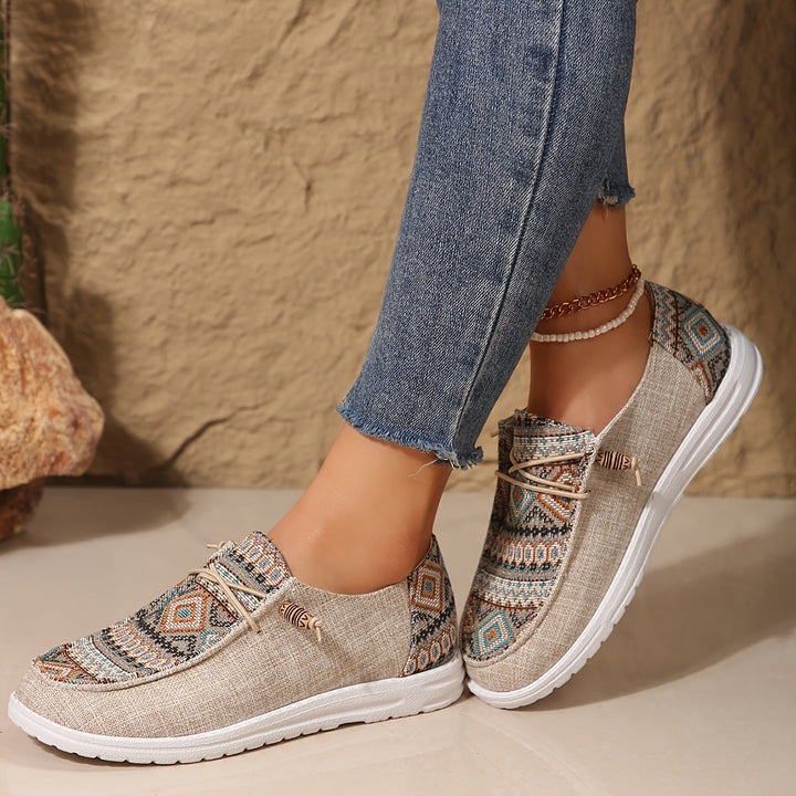 Women’s Vintage Geometric Sneakers