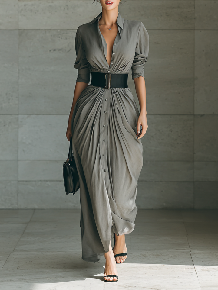ARABELLA | SHIRT MAXI DRESS