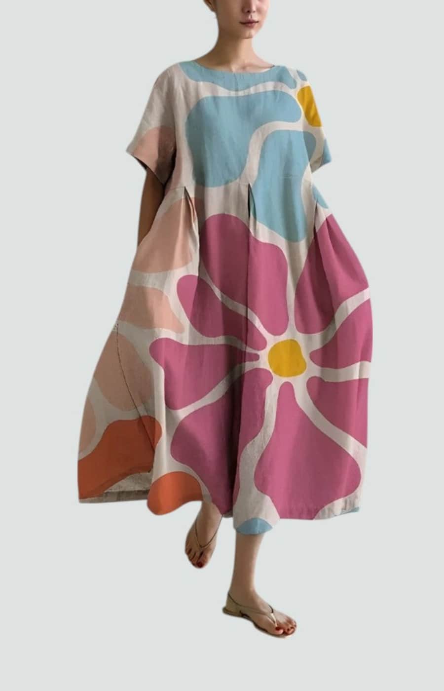 VALENTINA | VESTIDO FLORAL CON ELEGANCIA RELAJADA