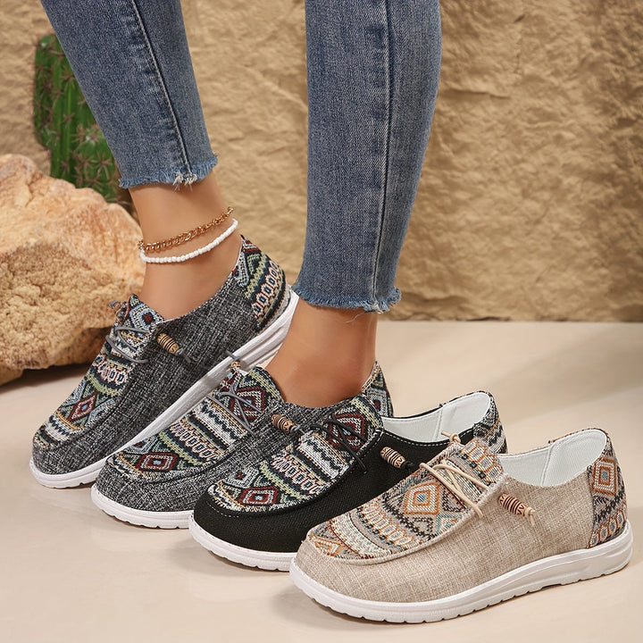Women’s Vintage Geometric Sneakers