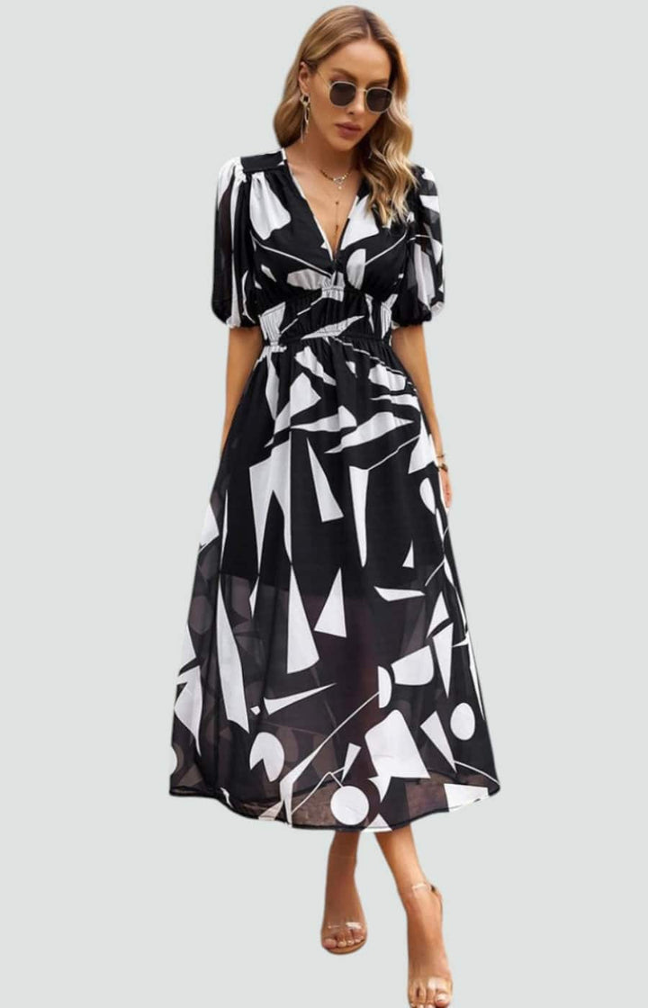 SOLEDAD | VESTIDO MOLDEADOR CON ESTAMPADO VIBRANTE