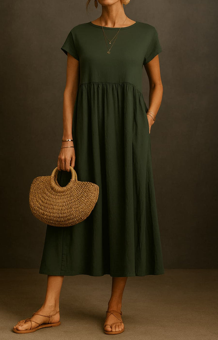 ELENA | FLOWING TUMMY-FRIENDLY DRESS