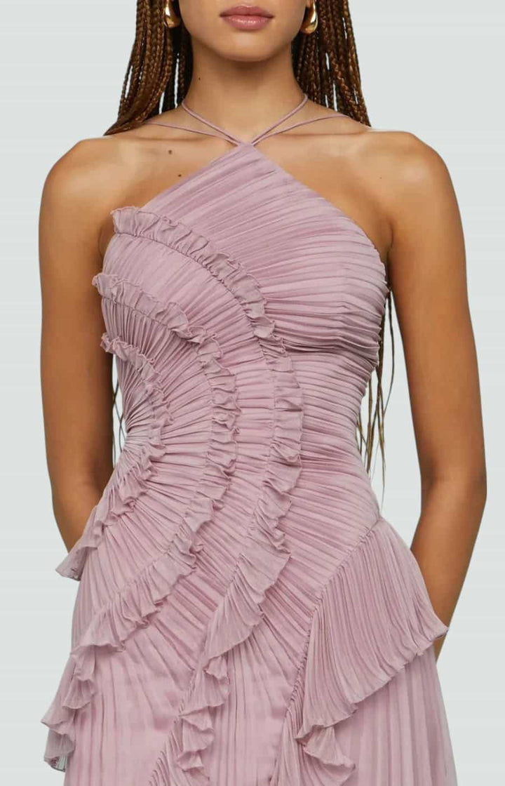 ANNELIESE | VESTIDO LILA DE CORTE SUELTO Y ELEGANCIA NATURAL