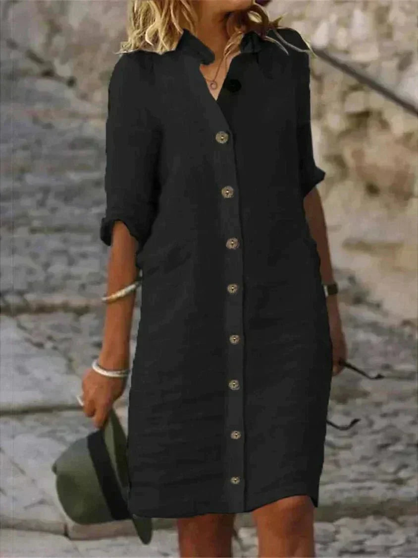 Faith | Breezy Comfort Shirt Dress