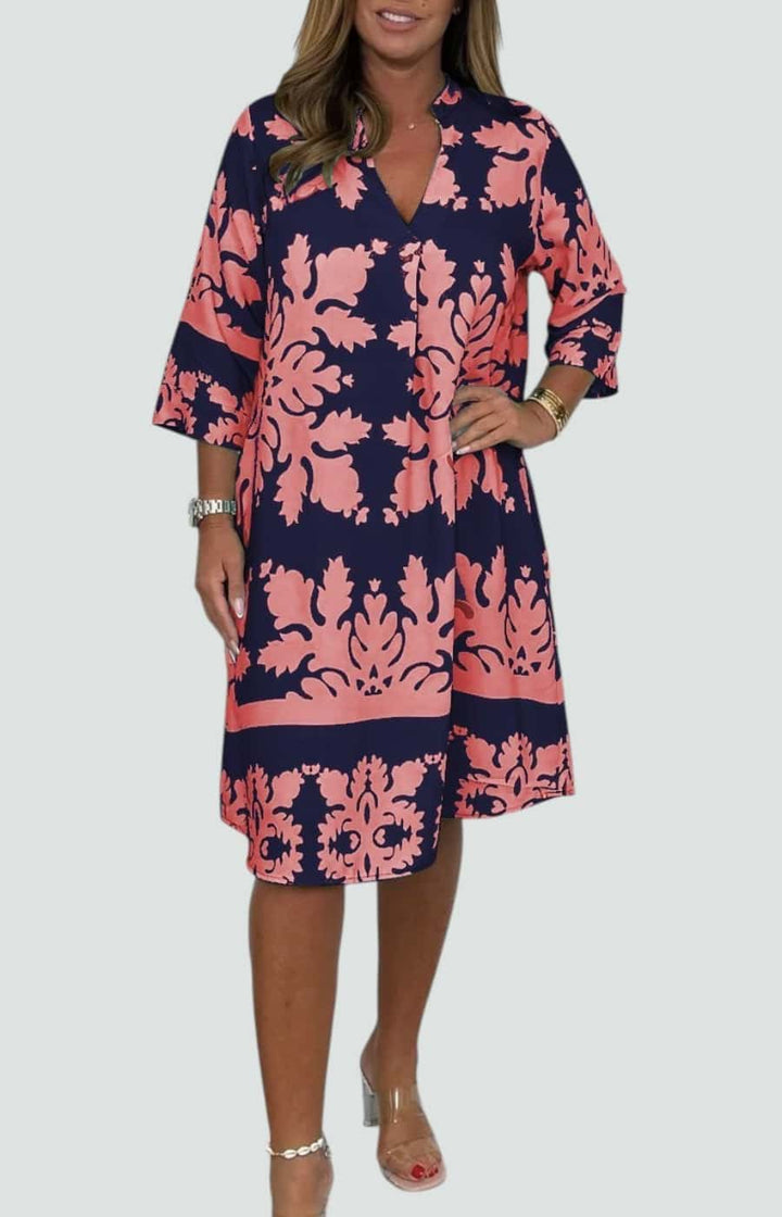 ALBA | VESTIDO DE VERANO CON ESCOTE EN V Y ESTILO LIGERO