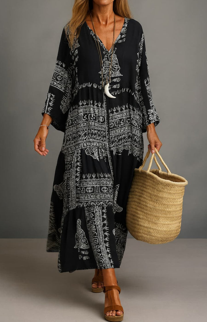 VALERIA | TUMMY-FRIENDLY MAXI DRESS