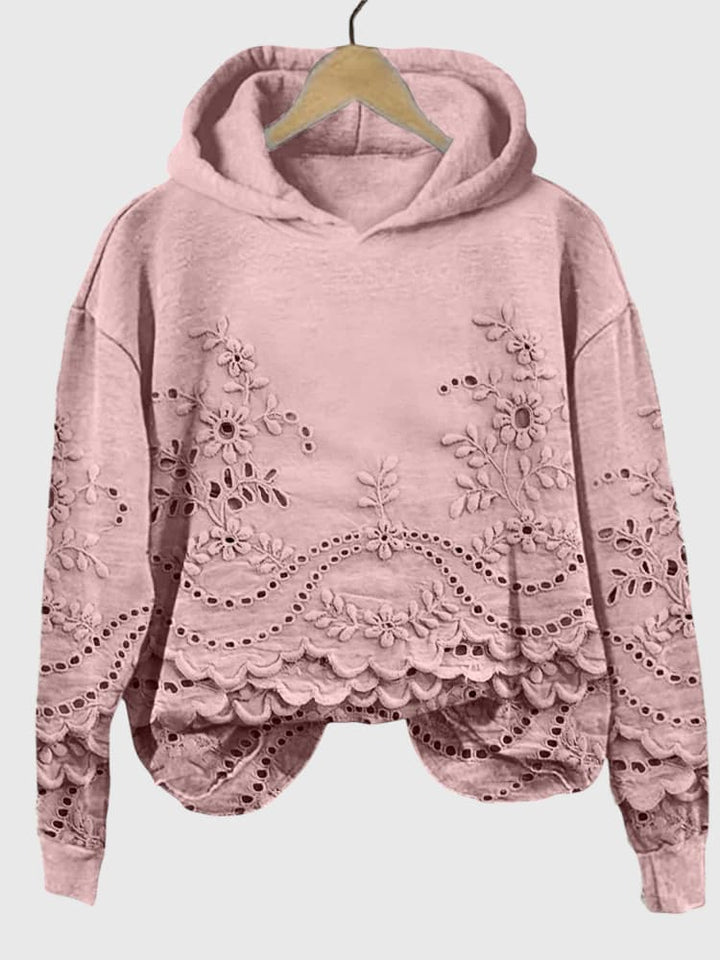 SOFIE | SWEATER WITH LACE DETAILS