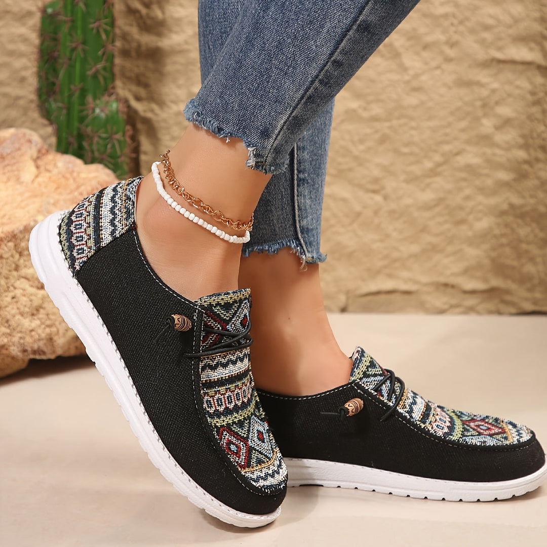 Women’s Vintage Geometric Sneakers