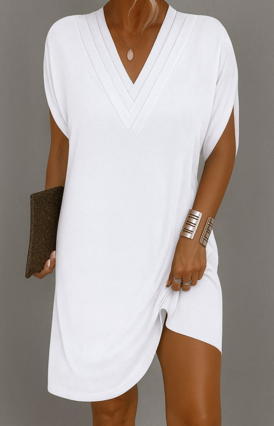 SOFÍA | VESTIDO RELAX CON ESCOTE ELEGANTE EN V