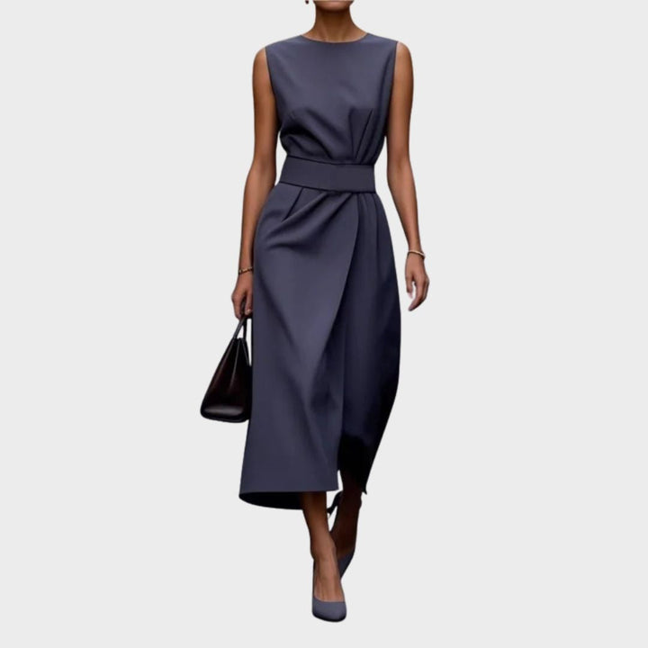 Danielle | Elegant Round Neck Dress