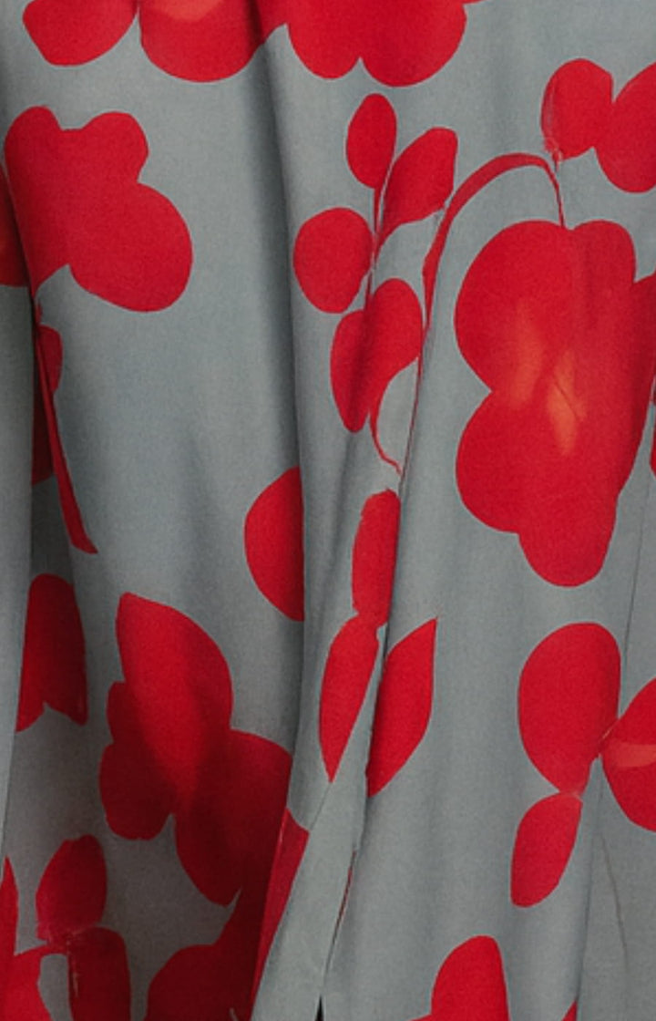 ALMUDENA | VESTIDO LARGO CON ESTAMPADO FLORAL