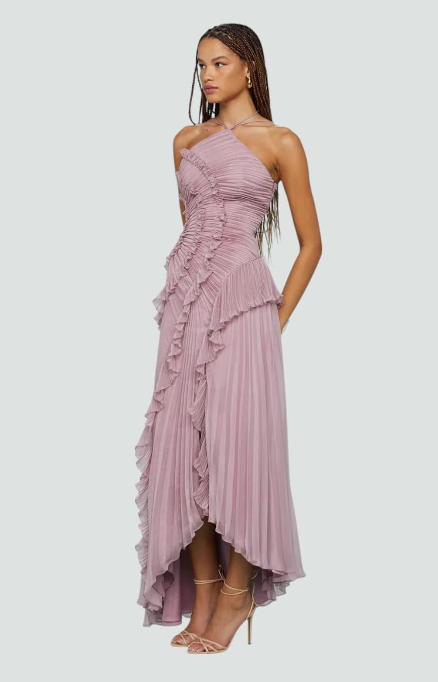 ANNELIESE | VESTIDO LILA DE CORTE SUELTO Y ELEGANCIA NATURAL