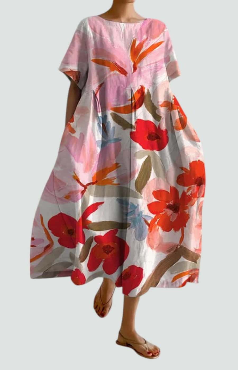 VALENTINA | VESTIDO FLORAL CON ELEGANCIA RELAJADA