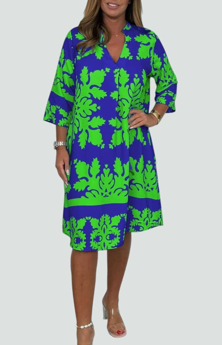 ALBA | VESTIDO DE VERANO CON ESCOTE EN V Y ESTILO LIGERO