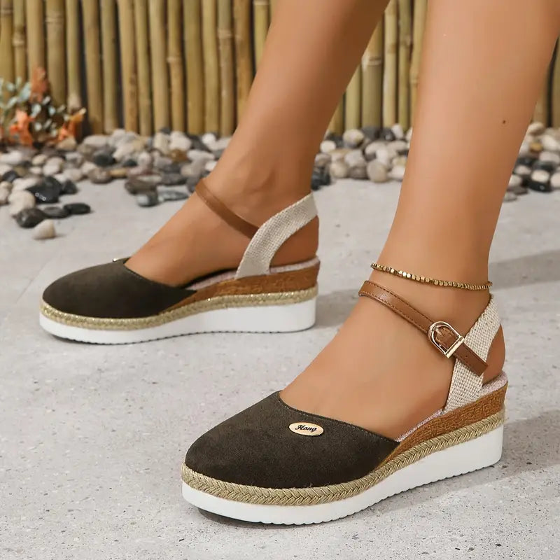 Alfonsa | Ortopediska Sandaler med Platå, Ventilerande och Avslappnade