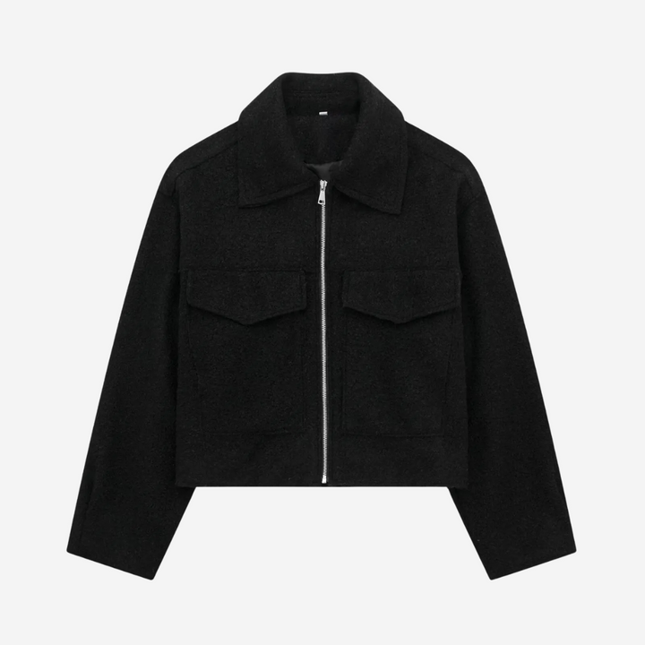 MARLENE | WOOL-BLEND ZIP JACKET