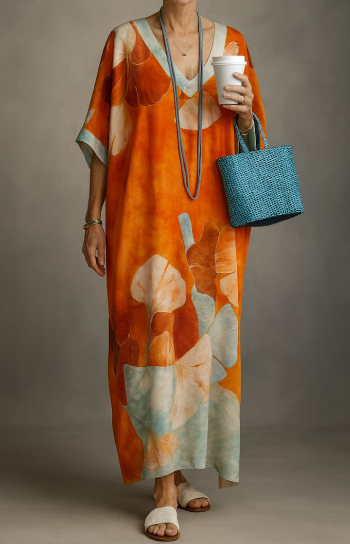 ELISA | FLOWING AUTUMN DRESS