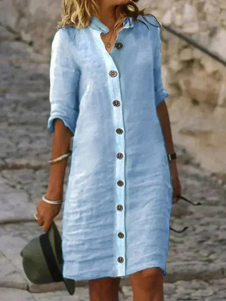 Faith | Breezy Comfort Shirt Dress