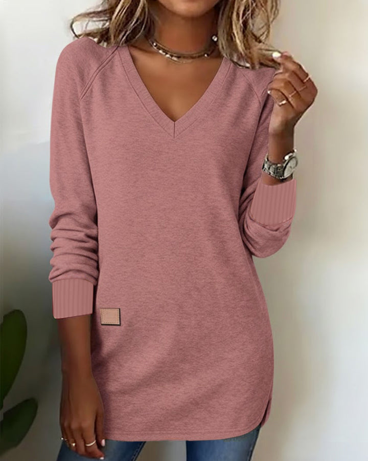 Patricia® | Fashionable Sweatshirt with V-Neck