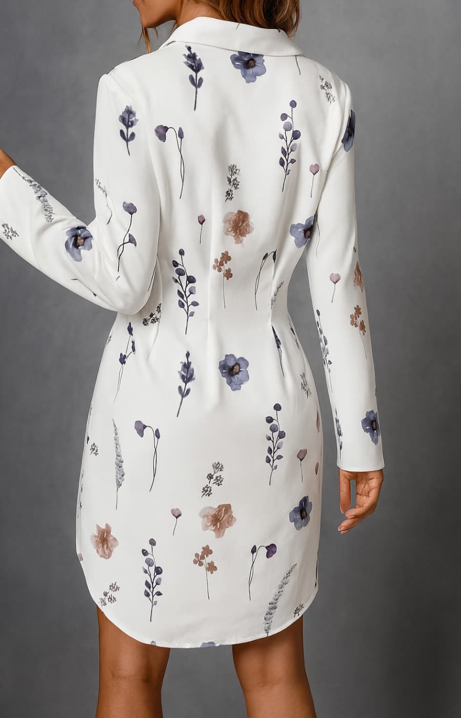 CAMILA | VESTIDO CAMISERO CON ESTAMPADO FLORAL