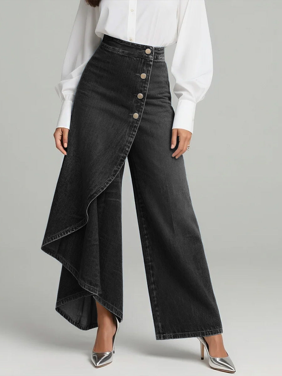 Hazel™ | Summer High-Waisted Wide Leg Jeans with Relaxed Fit in Elegant Design