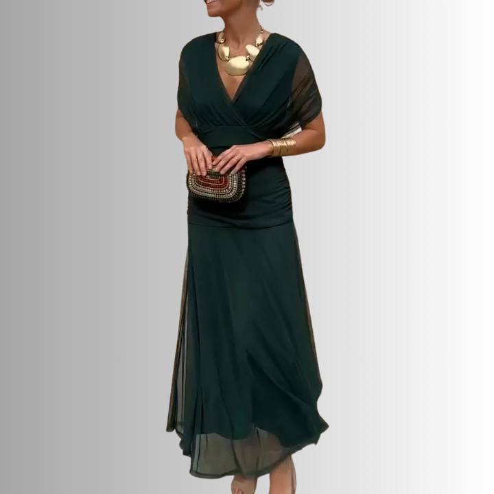 Maxine™ | Timeless Off-Shoulder Maxi Dress