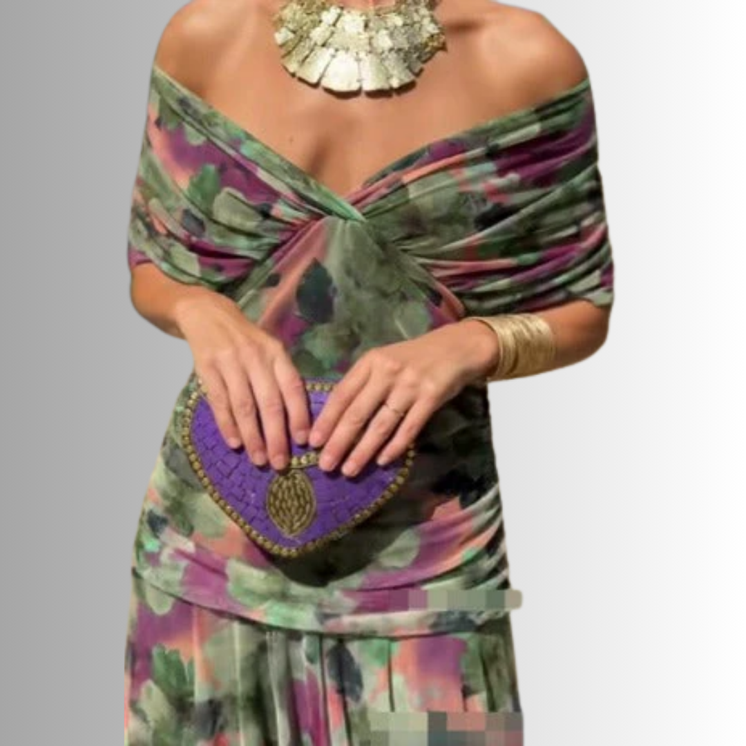 Maxine™ | Timeless Off-Shoulder Maxi Dress