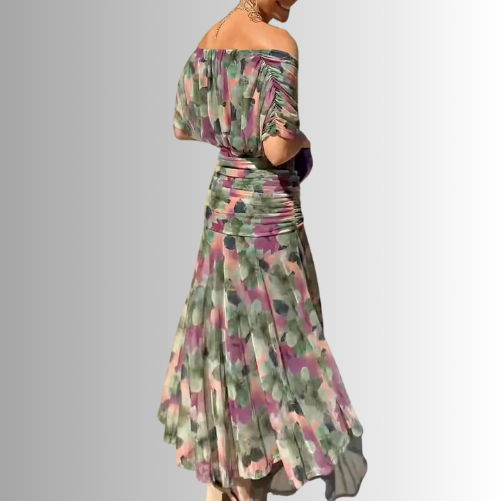 Maxine™ | Timeless Off-Shoulder Maxi Dress