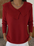 Eleanor - Ribbed Collar Sweater