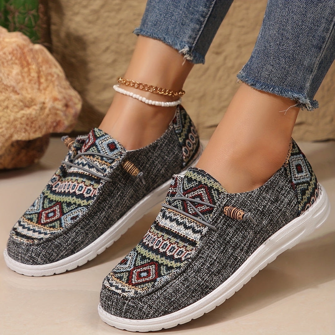 Women’s Vintage Geometric Sneakers