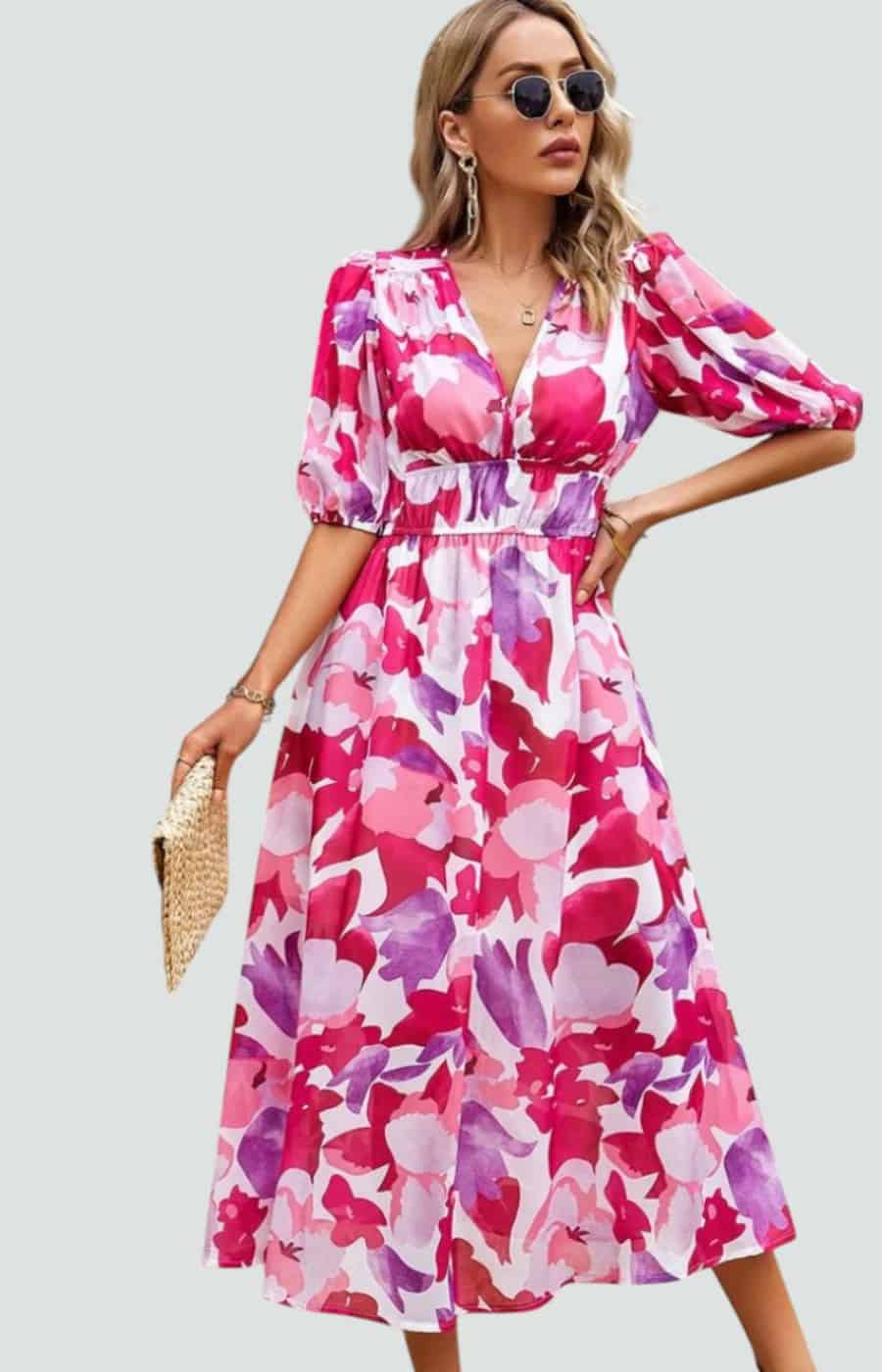 SOLEDAD | VESTIDO MOLDEADOR CON ESTAMPADO VIBRANTE