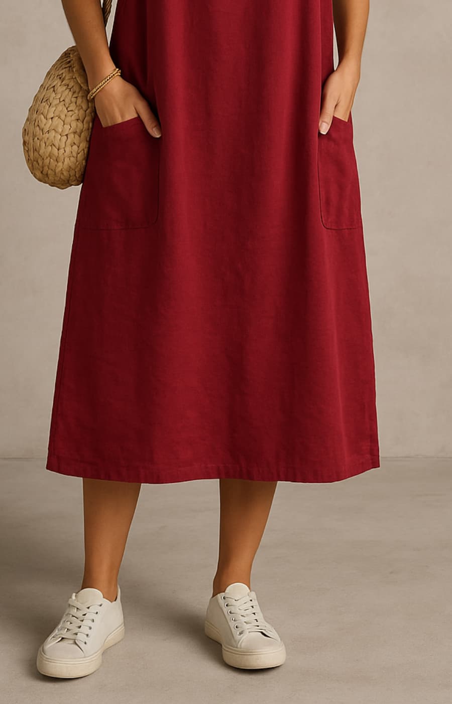 ALBA | VESTIDO CON TIRANTES AJUSTABLES Y BOLSILLOS