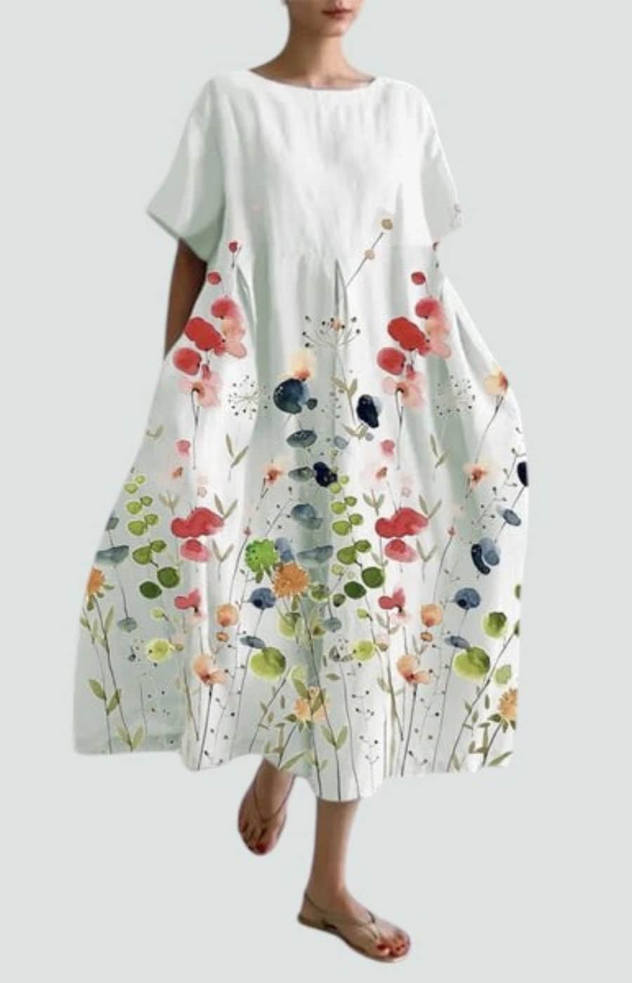 VALENTINA | VESTIDO FLORAL CON ELEGANCIA RELAJADA