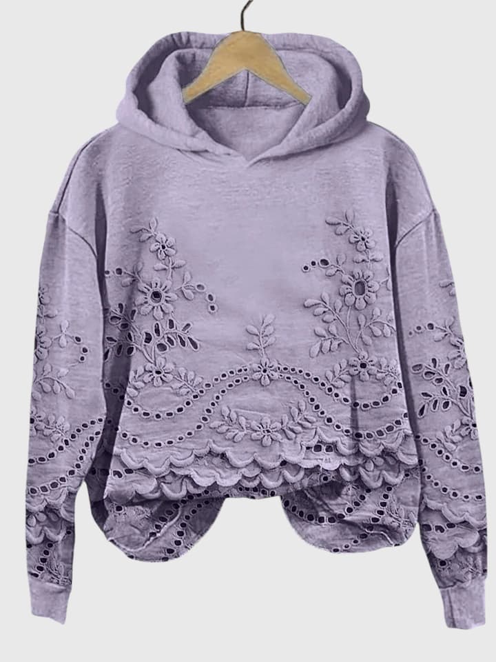 SOFIE | SWEATER WITH LACE DETAILS