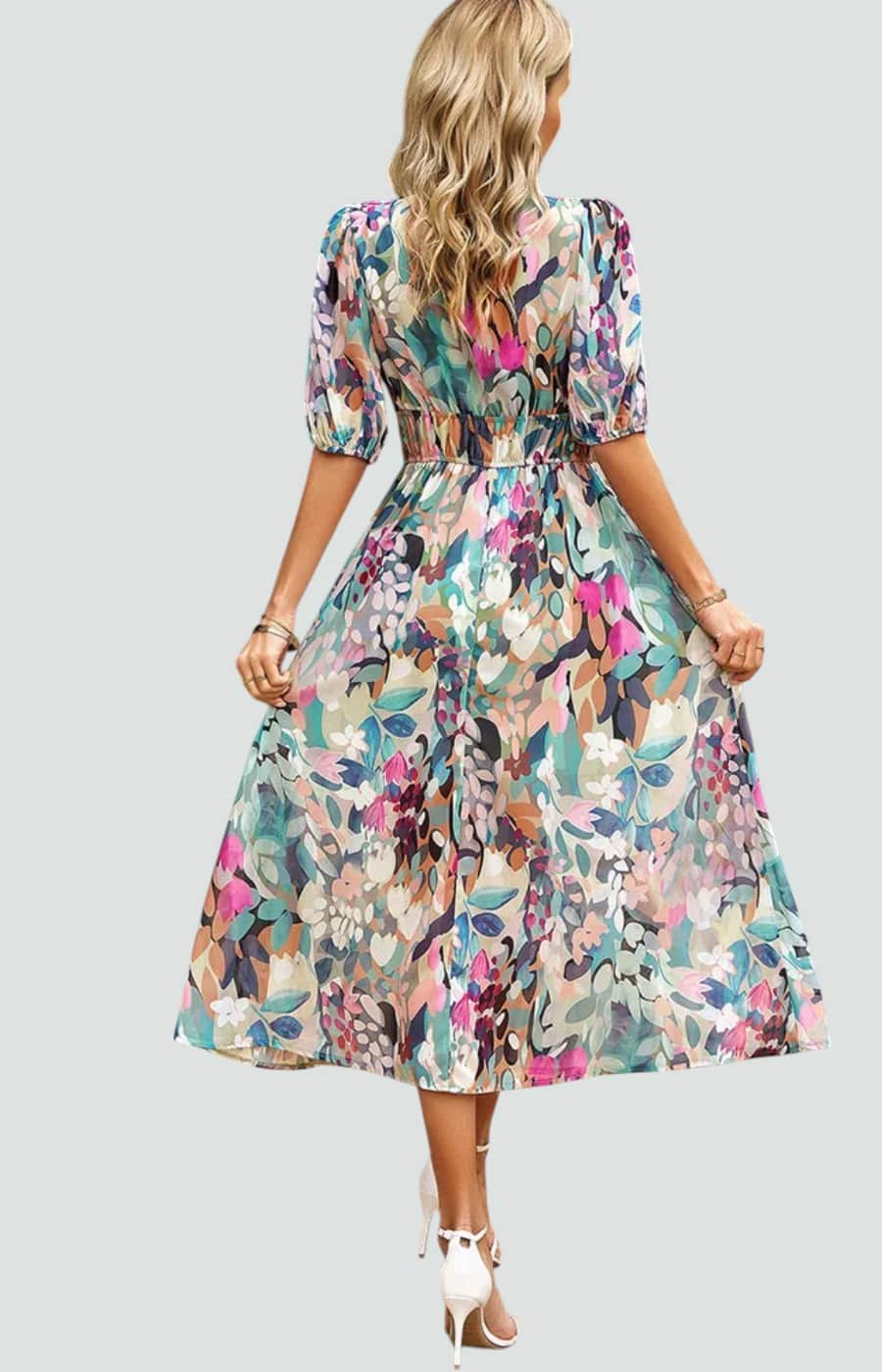 SOLEDAD | VESTIDO MOLDEADOR CON ESTAMPADO VIBRANTE